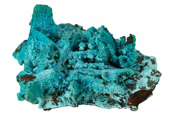 Chrysocolla and Malachite Pseudomorph - Lupoto Mine, Congo #167675